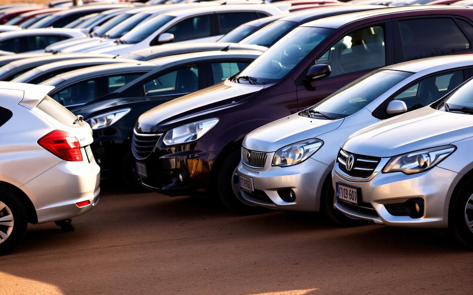 Véhicules de différentes gammes utilisés pour le VTC au Cameroun